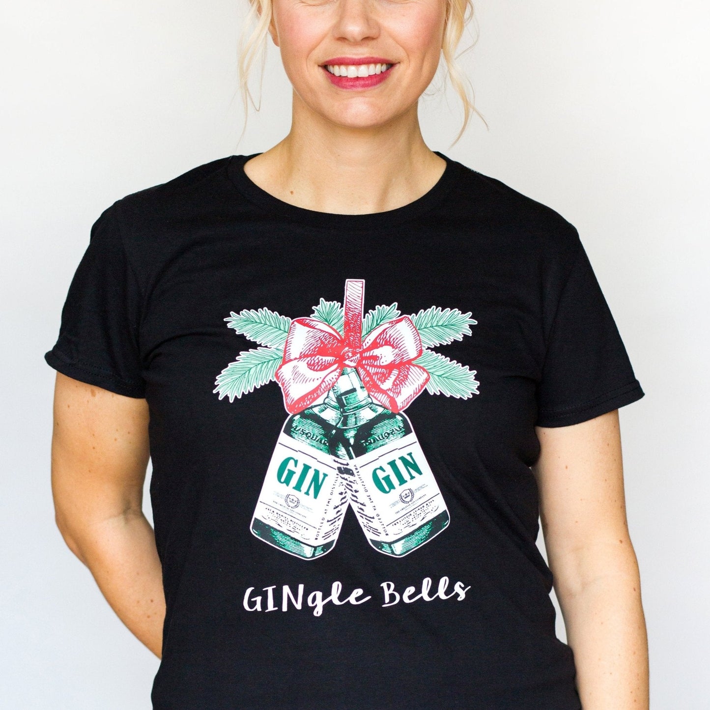 GINgle Bells Ladies Christmas T-Shirt