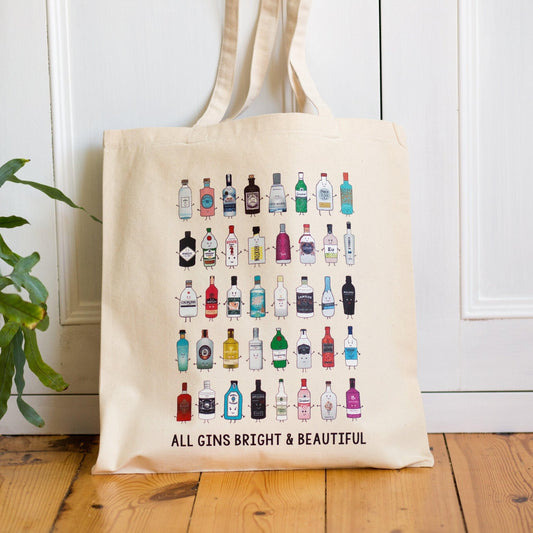 'All Gins Bright & Beautiful' Tote Bag
