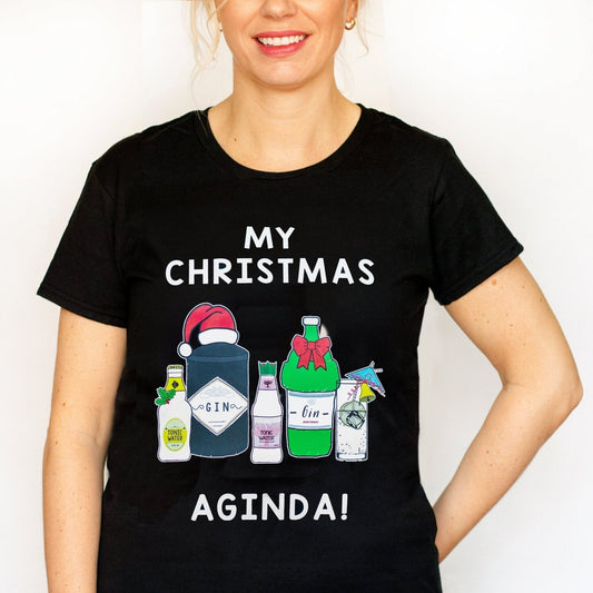 AGINda Ladies Gin Christmas T-Shirt