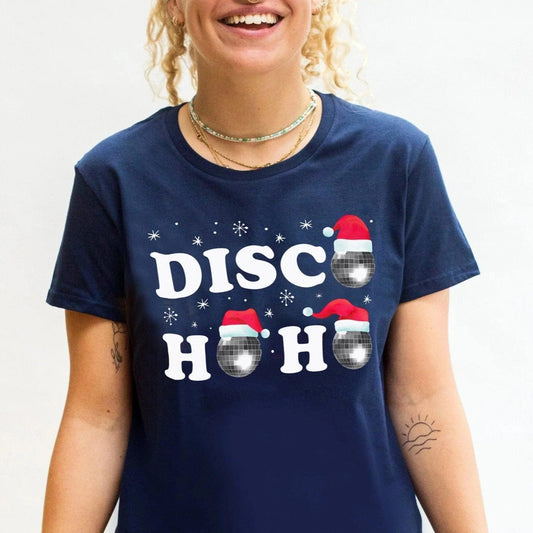 Disco-HOHO Ladies Christmas T-Shirt