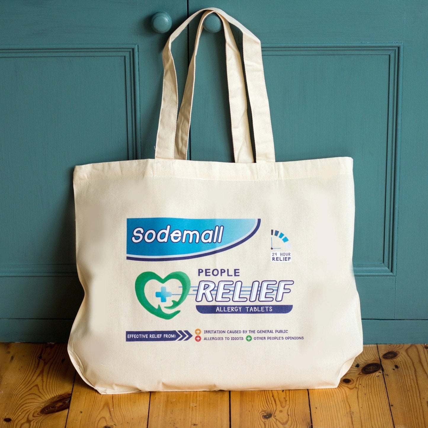 Funny Medicine Packet Tote Bag