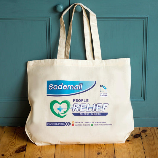 Funny Medicine Packet Tote Bag